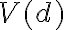 V(d)