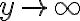 y\rightarrow \infty
