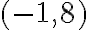 (-1,8)