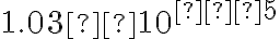 1.03 × 10^{−5}