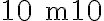  10\text{ m}10