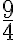 \dfrac{9}4