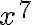 x^7