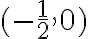 (-\dfrac{1}{2}, 0)