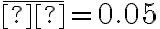 \overline{φ}=0.05