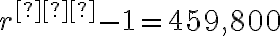 r^{∗}-{1}=459,800